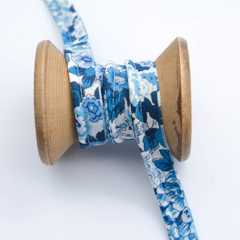 Liberty Fabrics Elysian Day Blue Piping - Maison Klem